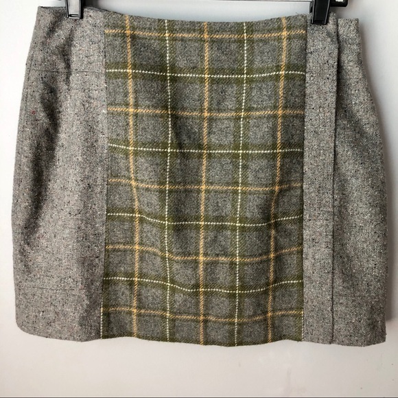 Banana Republic Plaid Skirt Size 8 - Picture 1 of 6